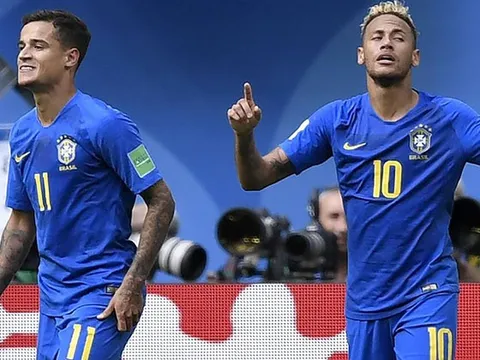 Brazil suýt... bể kèo: Gọi tên Coutinho và kịch sĩ Neymar!