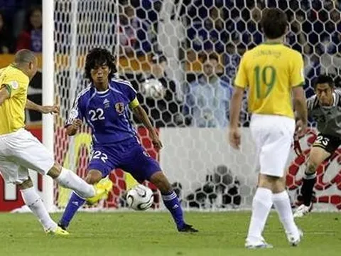 Brazil từng huỷ diệt Nhật Bản đến 4-1 tại World Cup 2006