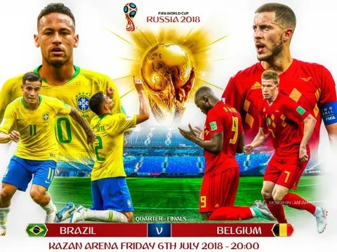 Brazil vs Bỉ: Đại chiến giữa các vì tinh tú
