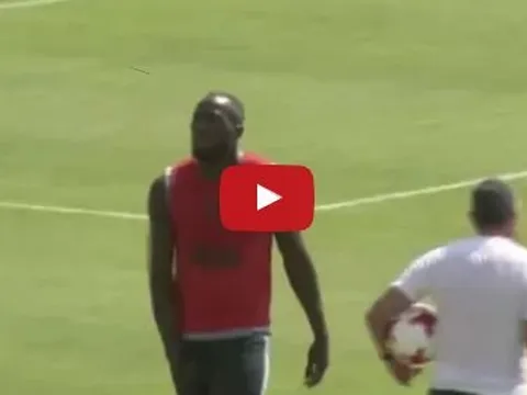 Buổi tập đầu tiên của Romelu Lukaku cùng Man Utd