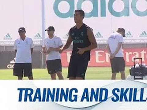 Buổi tập đầu tiên của Ronaldo tại Real mùa này