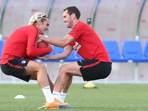 Buổi tập tràn ngập tiếng cười của Atletico