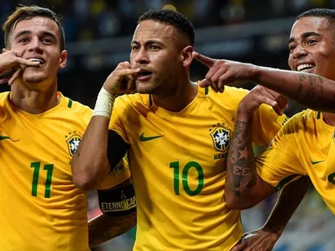 BXH FIFA tháng 8/2017: Brazil trở lại số 1, Việt Nam đứng thứ 3 Đông Nam Á