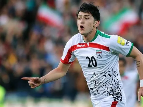 Đội tuyển Iran triệu tập tiền đạo "sát thủ" Sardar Azmoun