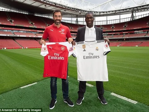 Các huyền thoại Arsenal-Real hâm nóng đại chiến tại London