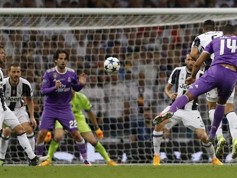Casemiro chơi cực hay trong trận gặp Juventus