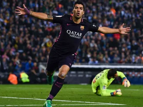 Chấm điểm Barca sau trận Espanyol: Suarez đã hay, Neymar còn hay hơn!