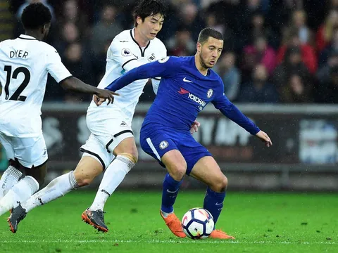 Chấm điểm Chelsea sau trận Swansea: Hazard thăng hoa, Giroud nhạt nhòa