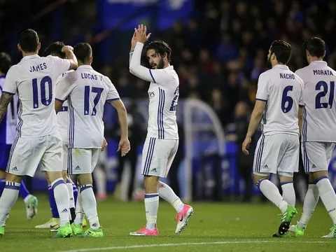Chấm điểm Real sau trận Deportivo: "Vàng 10" Isco, cú hích Varane