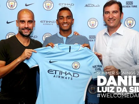 CHÍNH THỨC: Danilo cập bến Man City
