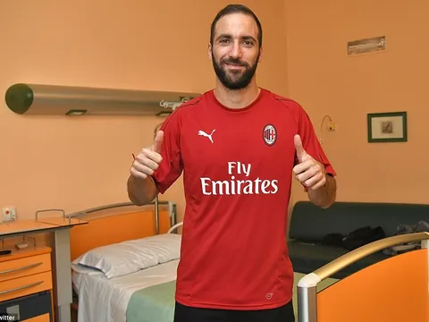CHÍNH THỨC: Gonzalo Higuain gia nhập AC Milan