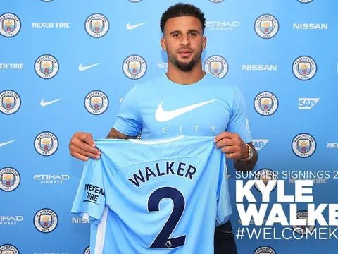 CHÍNH THỨC: Kyle Walker gia nhập Man City, đắt giá nhất lịch sử