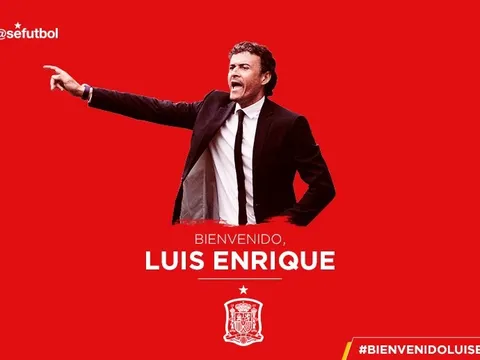 CHÍNH THỨC: Luis Enrique trở thành HLV trưởng Tây Ban Nha