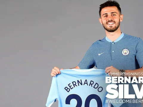 CHÍNH THỨC: Man City xác nhận thương vụ Bernardo Silva, công bố số áo