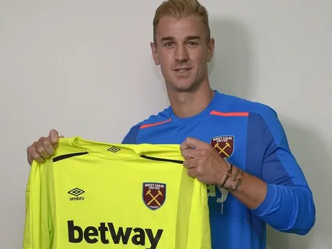 CHÍNH THỨC: West Ham công bố bản hợp đồng Joe Hart