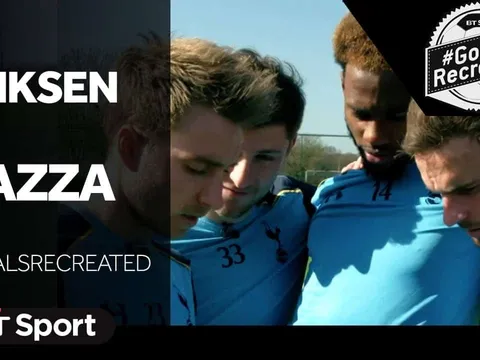 Christian Eriksen vã mồ hôi tái hiện siêu phẩm hạ gục Arsenal