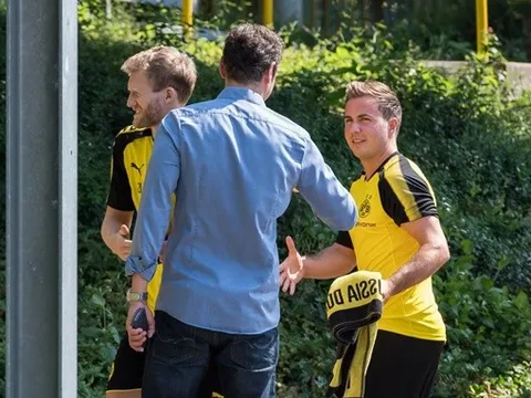 Goetze trở lại tập luyện cùng Dortmund
