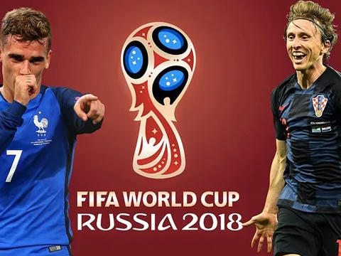 Chung kết World Cup 2018: Griezmann và Modric tranh Quả bóng Vàng