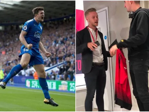 NÓNG: Maguire đã cầm áo đấu của Man Utd?