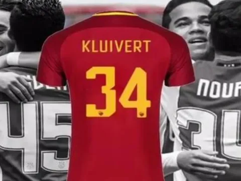 Con trai huyền thoại Kluivert chọn số áo đầy ý nghĩa tại Roma