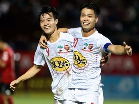 Công Phượng tỏa sáng "xé lưới" SHB Đà Nẵng, 1-0 cho HAGL