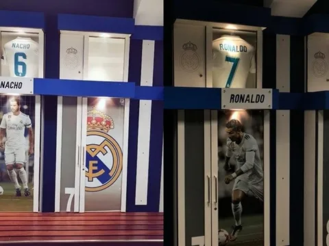 CĐV nghẹn ngào khi Real gỡ tên, bóc hình Ronaldo trong phòng thay đồ
