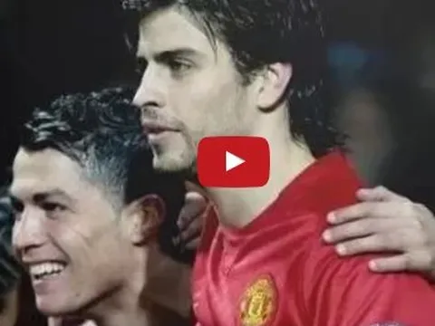 Cristiano Ronaldo và Gerard Pique từng rất thân nhau trước khi đối địch