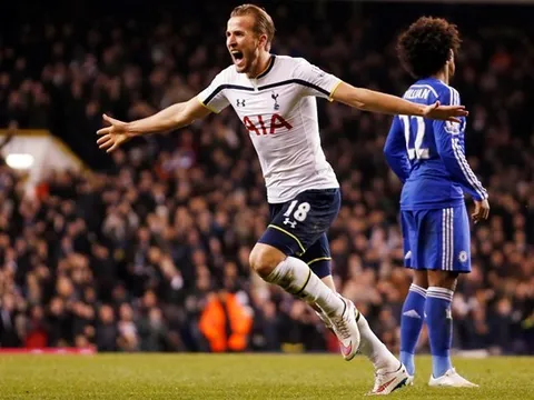 Cú đánh đầu ngược đẳng cấp của Harry Kane vs chelsea
