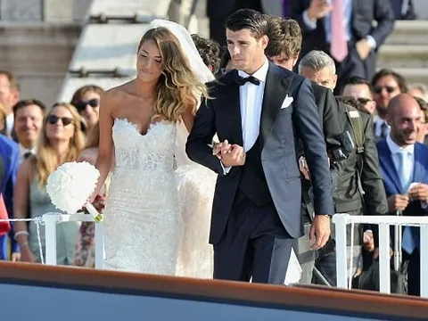 Chùm ảnh: Morata tổ chức hôn lễ cực hoàng tráng tại Venice