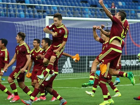 Chùm ảnh: U20 Venezuela xuất sắc đi tiếp sau 120 phút nghẹt thở