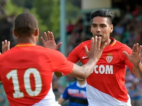 Monaco 4-2 Stoke City: Mbappe im tiếng, đã có Falcao!