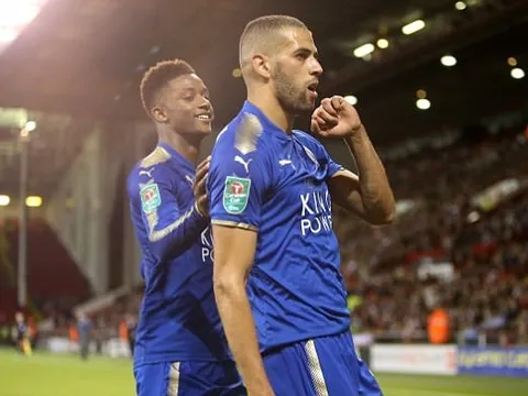 Sheffield United 1-4 Leicester City: Show diễn của Slimani