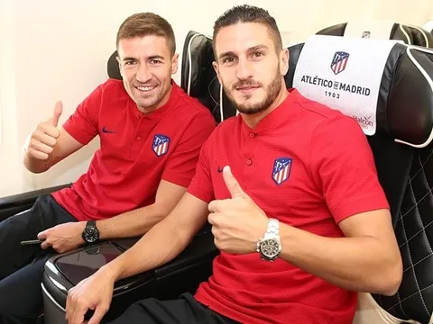 Dàn sao Atletico rạng rỡ lên đường đến Munich dự Audi Cup