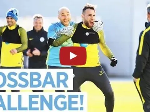 Dàn sao Man City trổ tài đá xà ngang cực đỉnh