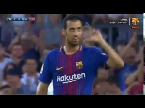 Đẳng cấp của Sergio Busquets vs Chapecoense