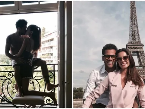 Dani Alves và bạn gái lãng mạn 'hết phần' của Paris