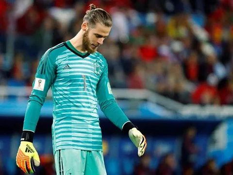 David De Gea dẫn đầu đội hình gây thất vọng nhất World Cup 2018