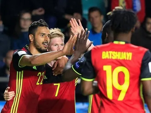 De Bruyne lập cú đúp kiến tạo, Bỉ nhẹ nhàng hạ gục Estonia