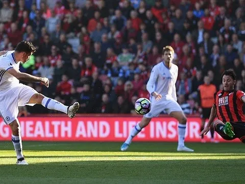Diệt gọn Bournemouth, Chelsea tiến thêm một bước tới ngôi vương