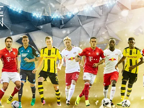 Đồ họa cuộc bầu chọn đội hình tiêu biểu Bundesliga 2017/18