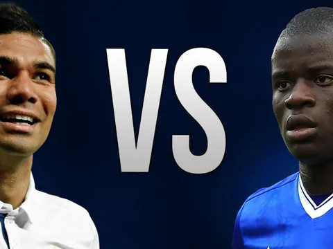 Đọ tài đẳng cấp Casemiro vs N'Golo Kante