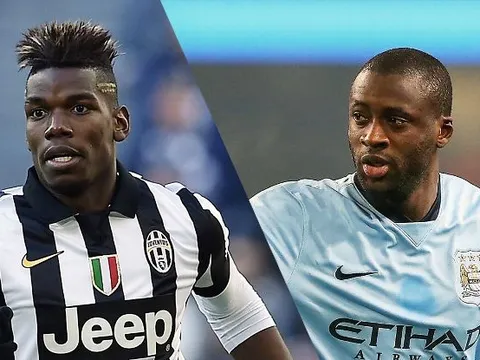 Đọ tài đẳng cấp Yaya Toure & Paul Pogba