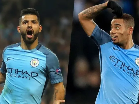 Đọ tài dứt điểm Sergio Aguero và Gabriel Jesus