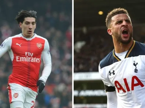 Đọ tài tốc độ Kyle Walker và Hector Bellerin
