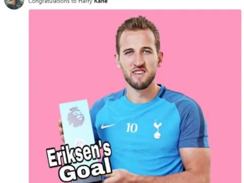 Đòi bàn thắng từ Eriksen, Harry Kane bị troll không thương tiếc