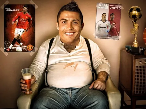 Đội bóng hạng 3 Đức dùng chiêu độc mời gọi Ronaldo