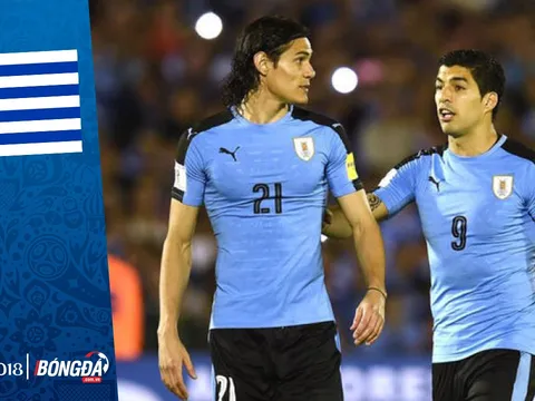 Đội hình ĐT Uruguay tham dự World Cup 2018