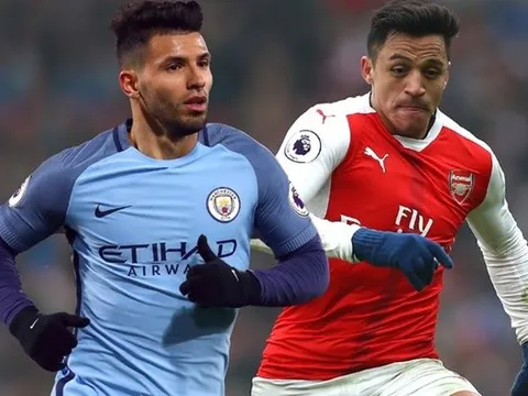Đội hình kết hợp Arsenal & Man City: Song sát đáng sợ