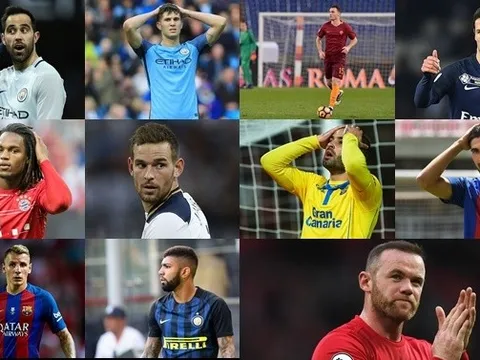 Đội hình tệ nhất châu Âu mùa 2016/17: Thảm họa Andre Gomes; dấu chấm hết cho Rooney?