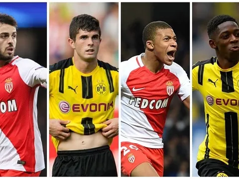 Đội hình TRẺ kết hợp Dortmund & Monaco: Tung hoành thế giới trong tương lai